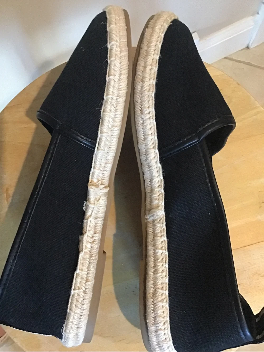 Classic Black Women’s Espadrille Slip-Ons